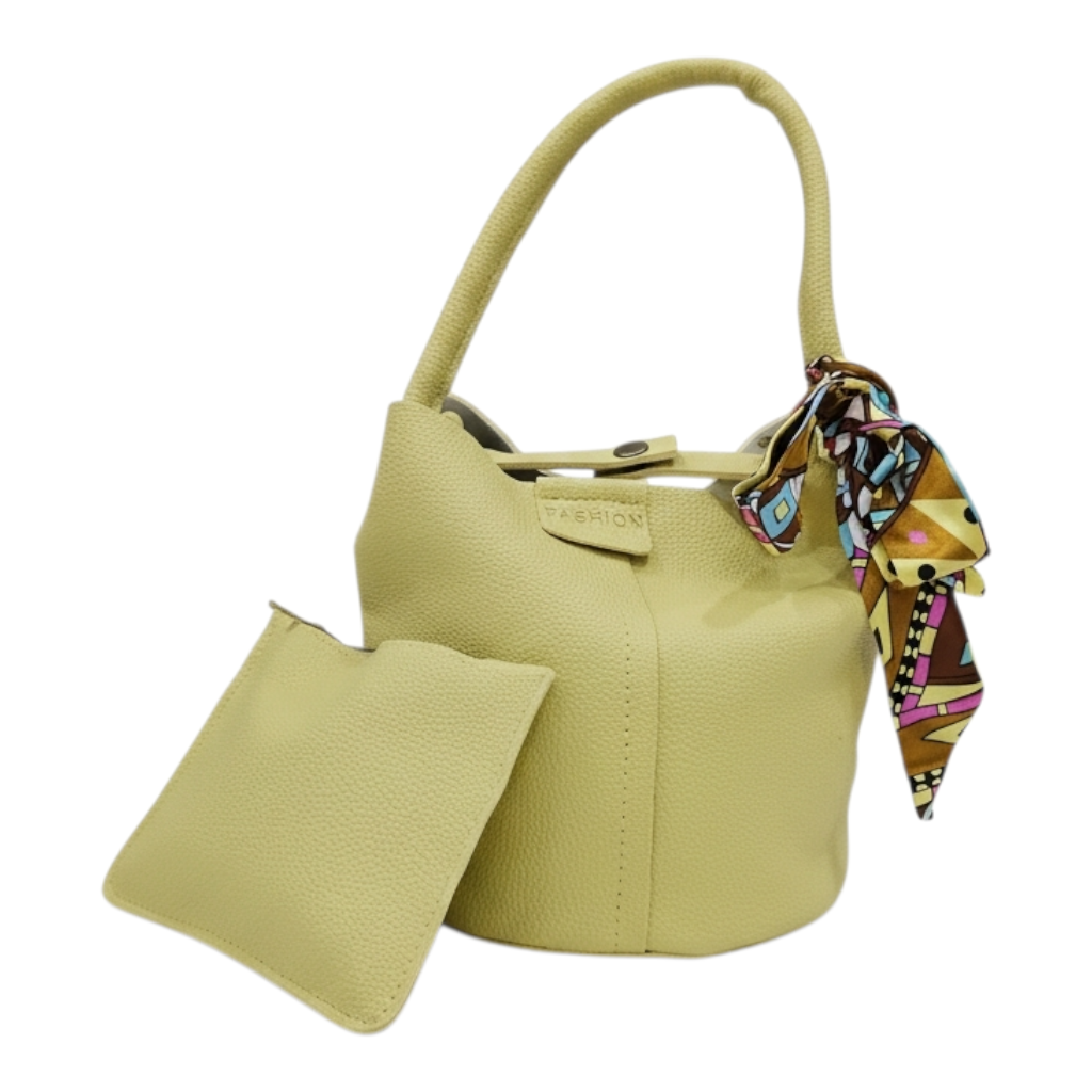 شنطة نسائية مع محفظة داخليه – تصميم عملي أنيق - الصورة 3