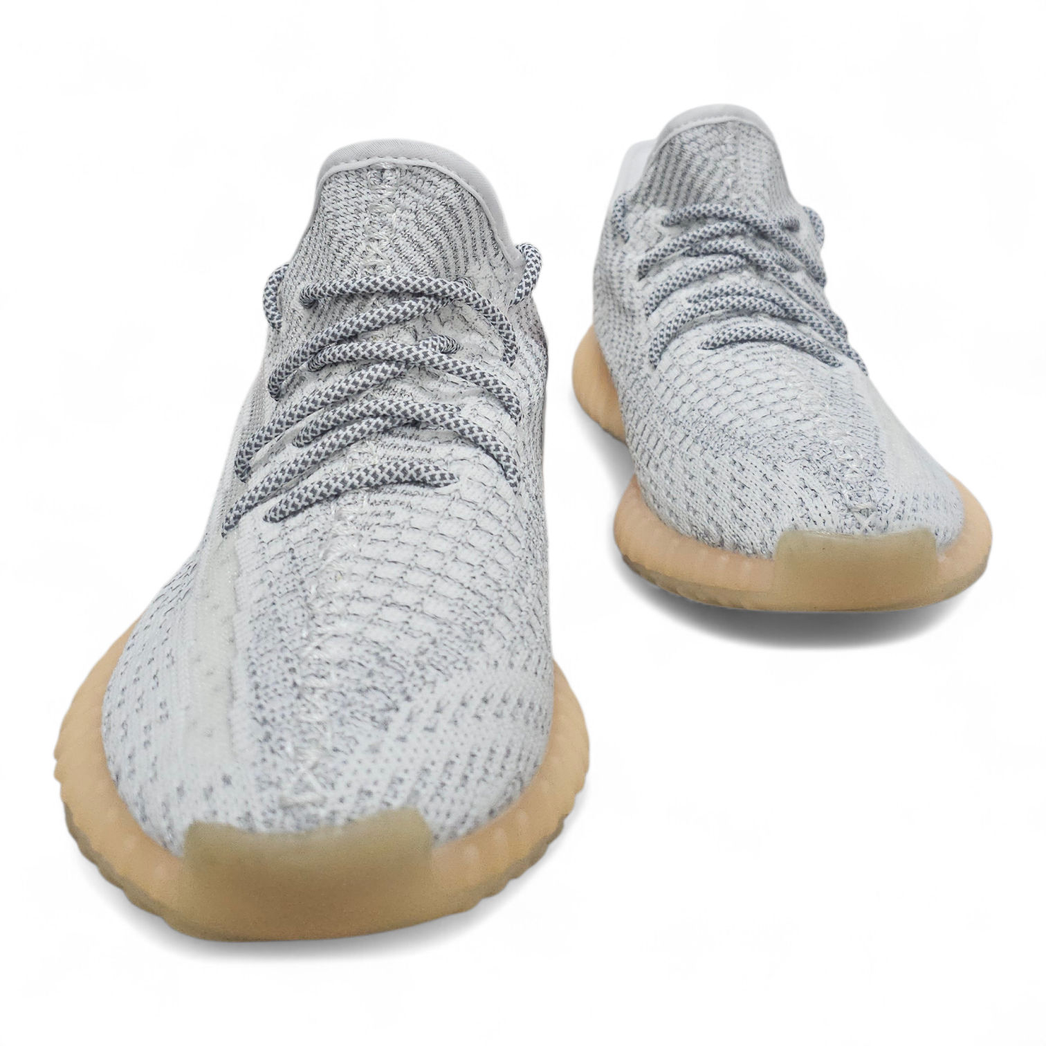 حذاء Yeezy Boost 350 لون أبيض + برتقالي - الصورة 4