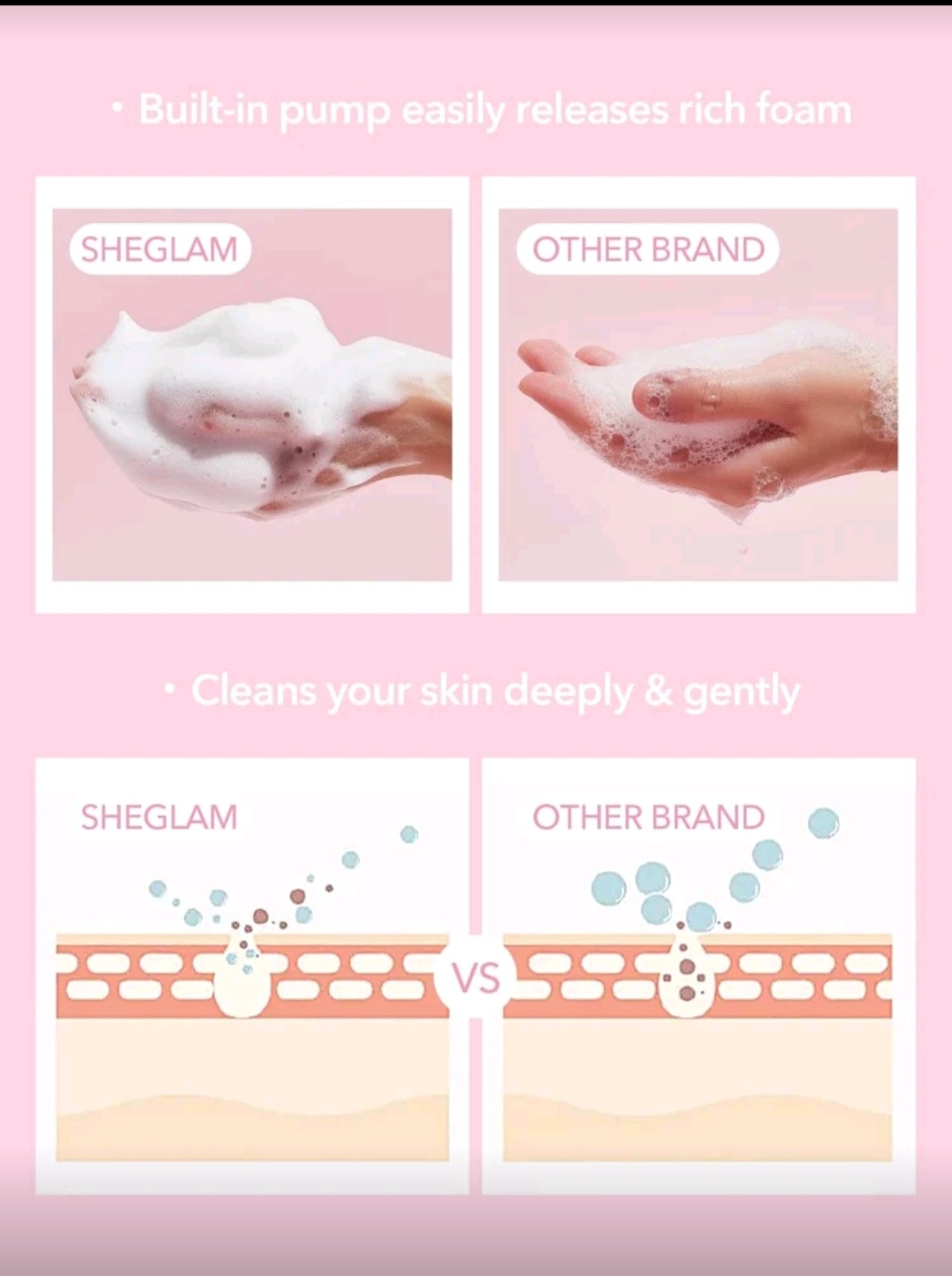 غسول الوجه بفرشاة سيليكونSHEGLAM Radiant By Nature - الصورة 9