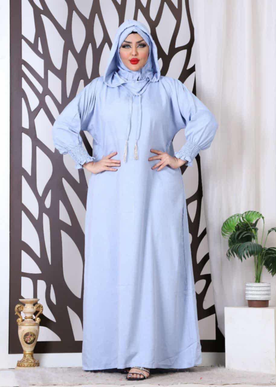 عباية نسائية أزرق
