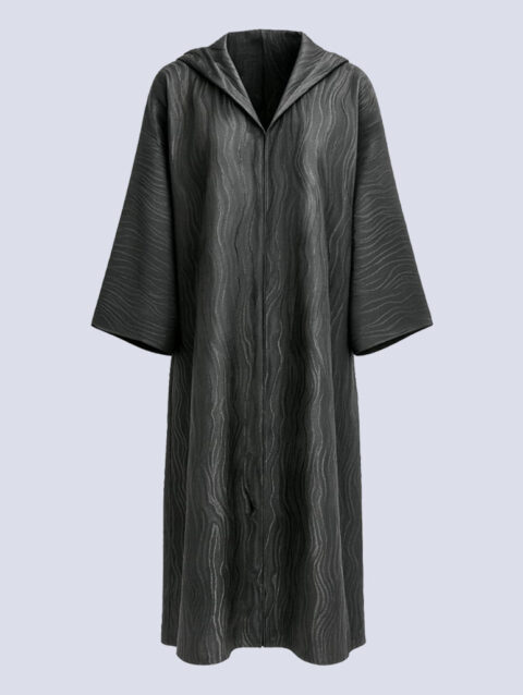 عباية نسائية بنقش الموجة العصرية