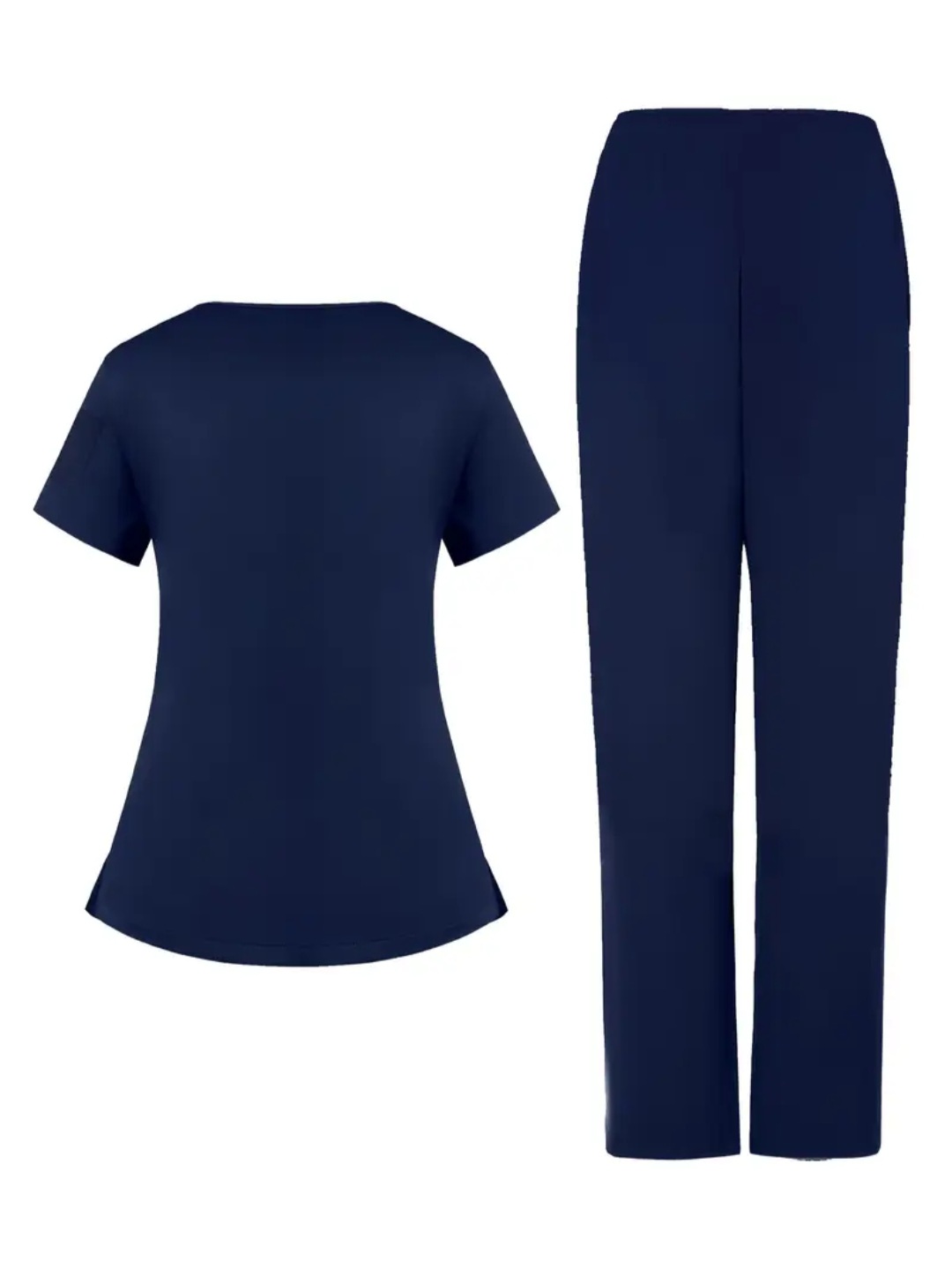 طقم سكرب طبي نسائي – قطعتين ازرق داكن - الصورة 2