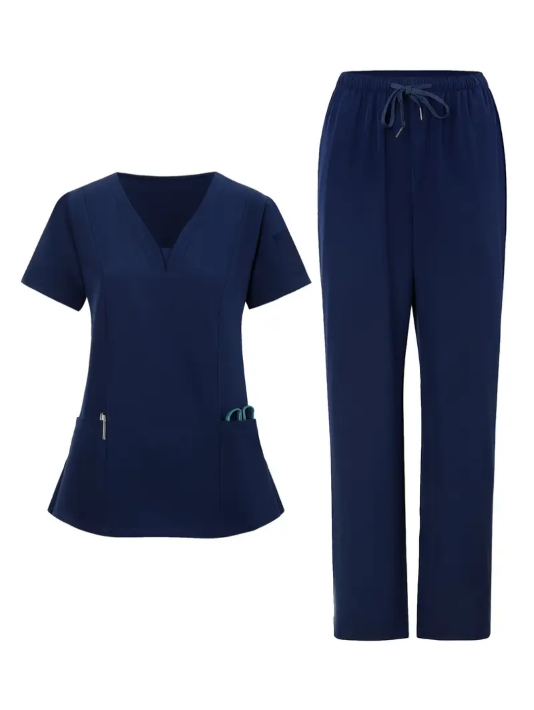 طقم سكرب طبي نسائي – قطعتين ازرق داكن