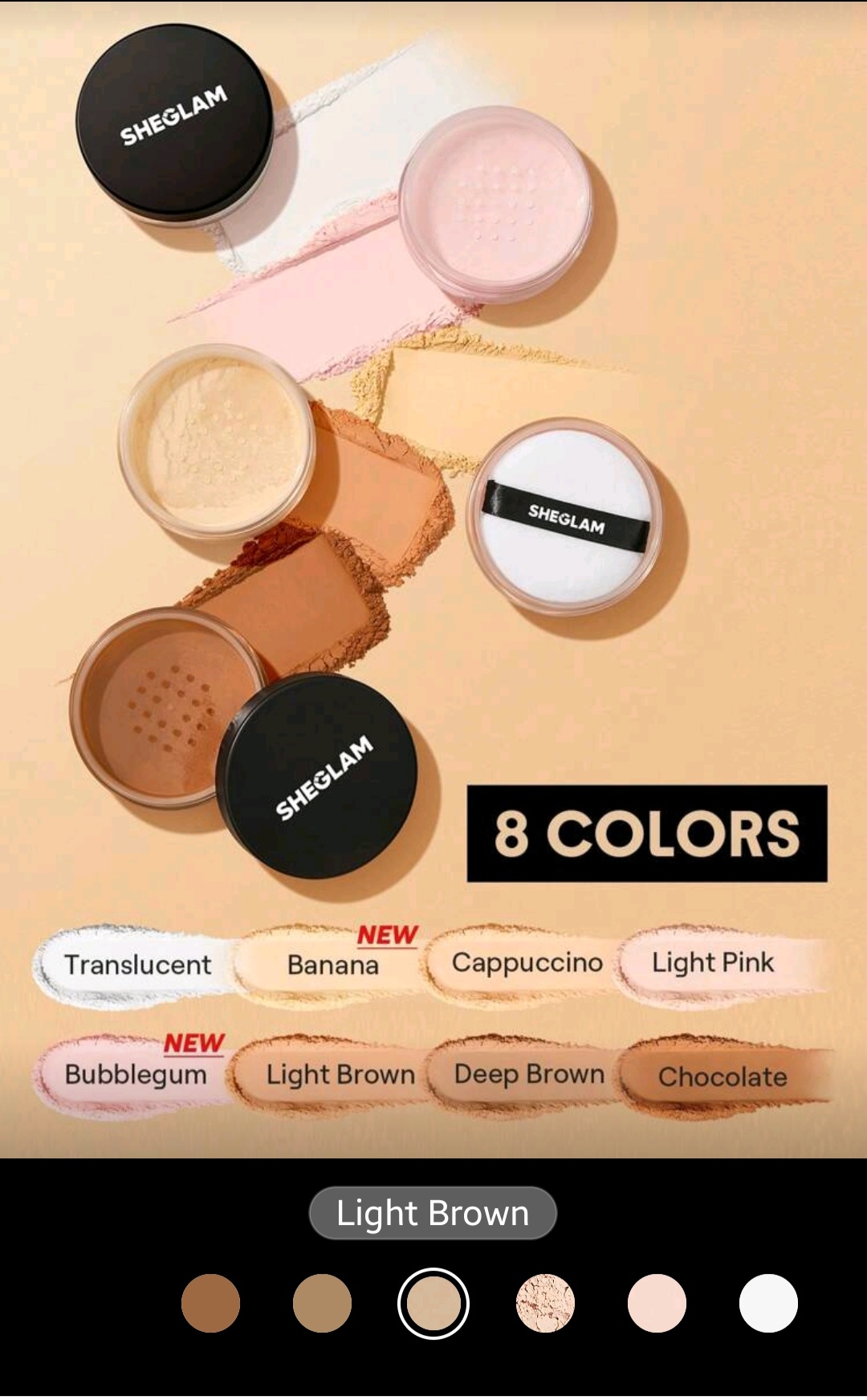 SHEGLAM Loose Setting Powder – بودرة تثبيت المكياج - الصورة 2