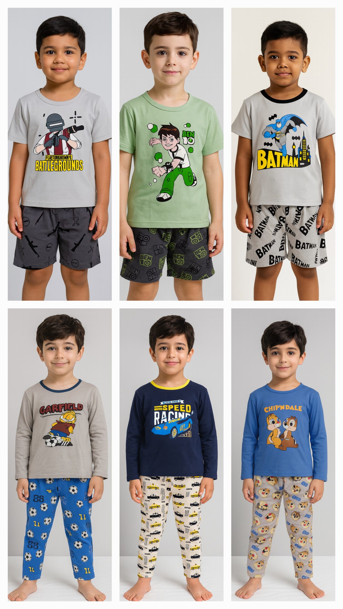 بيجامة أطفال مريحة قطعتين