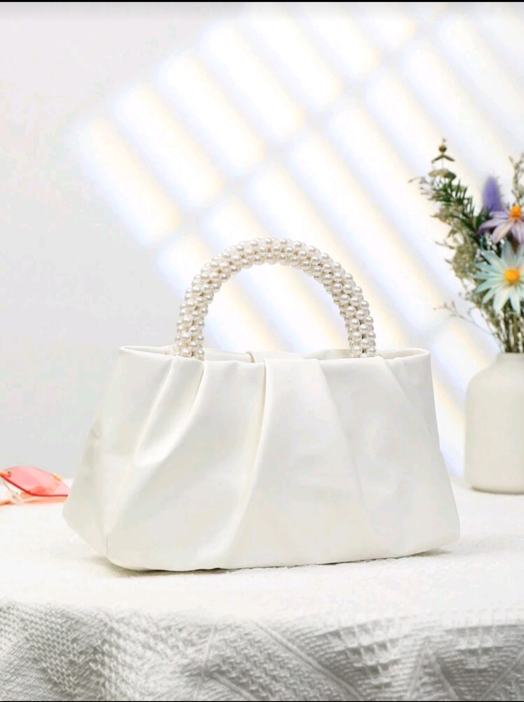 حقيبة يد جديدة موضة الخرز الميني بمقبض علوي - الصورة 3