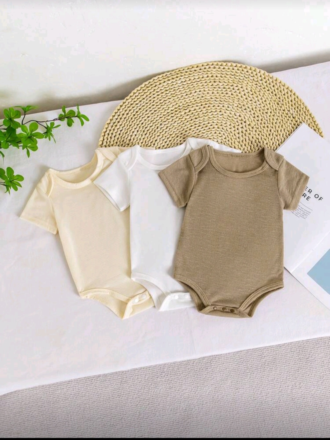 بودي أطفال قطن بكم قصير