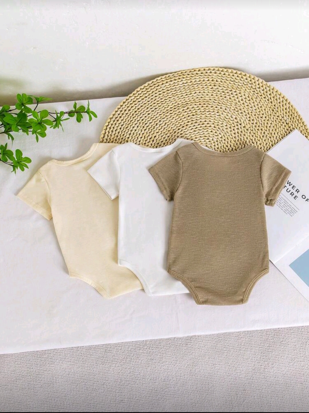 بودي أطفال قطن بكم قصير - الصورة 2