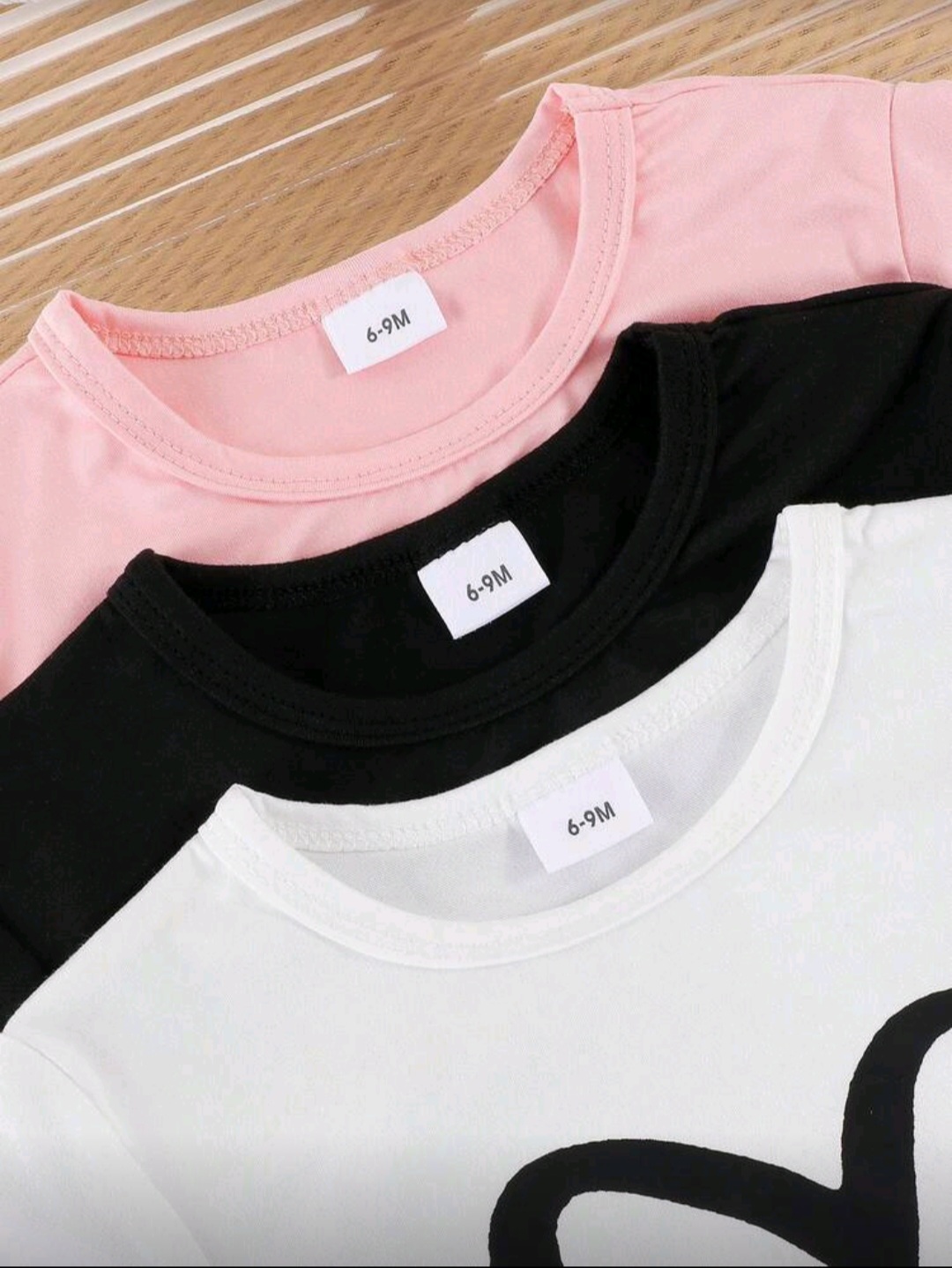 طقم صيفي مريح للبنات (تيشيرت + شورت) - الصورة 5