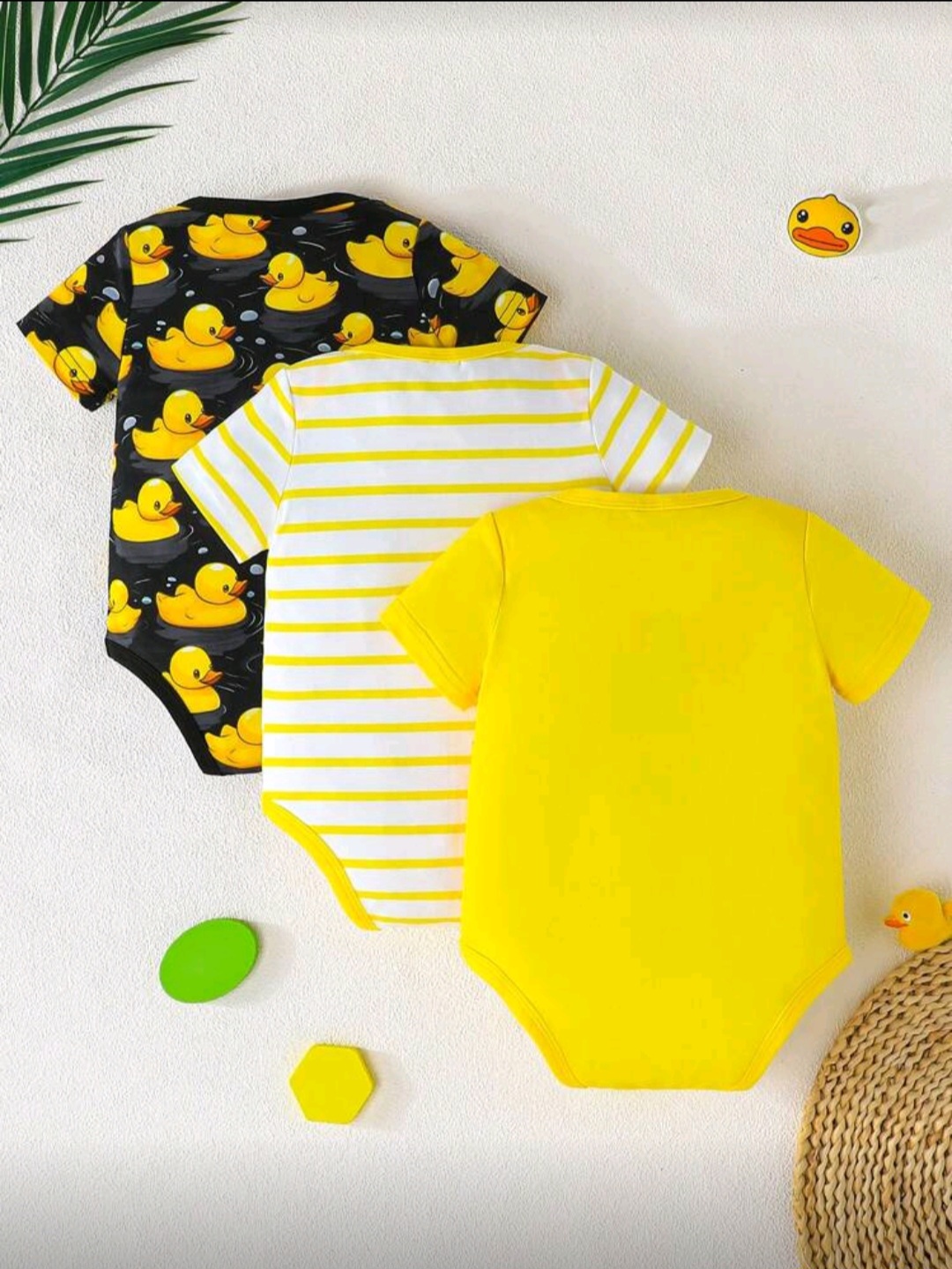 بودي أطفال بأكمام قصيرة بطبعات لطيفة - الصورة 3