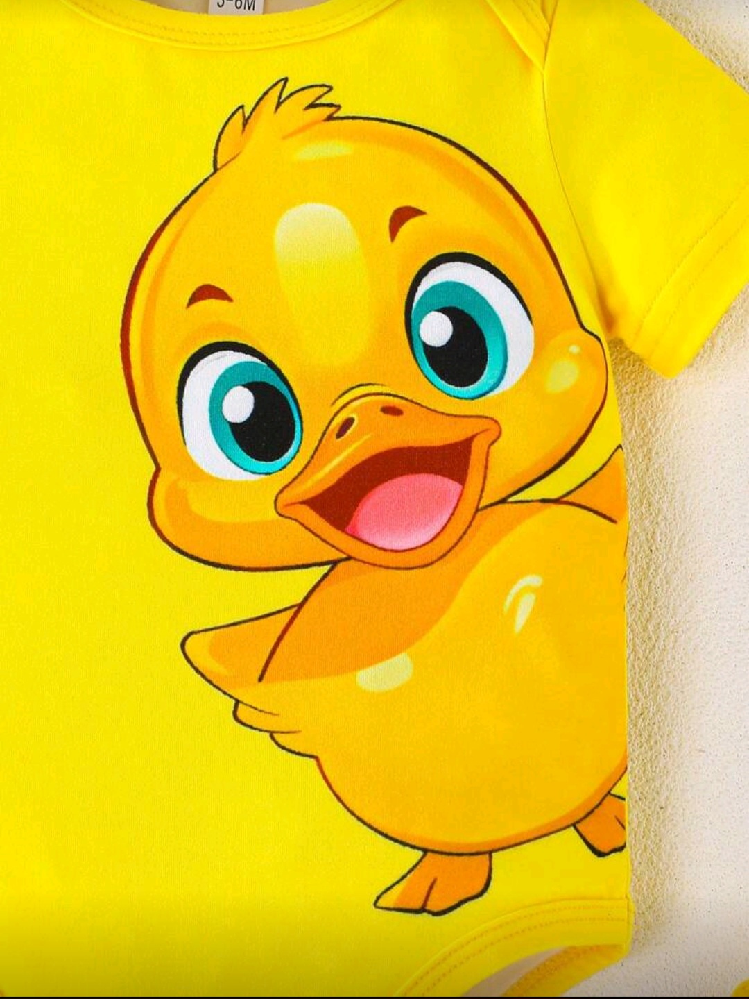 بودي أطفال بأكمام قصيرة بطبعات لطيفة - الصورة 5