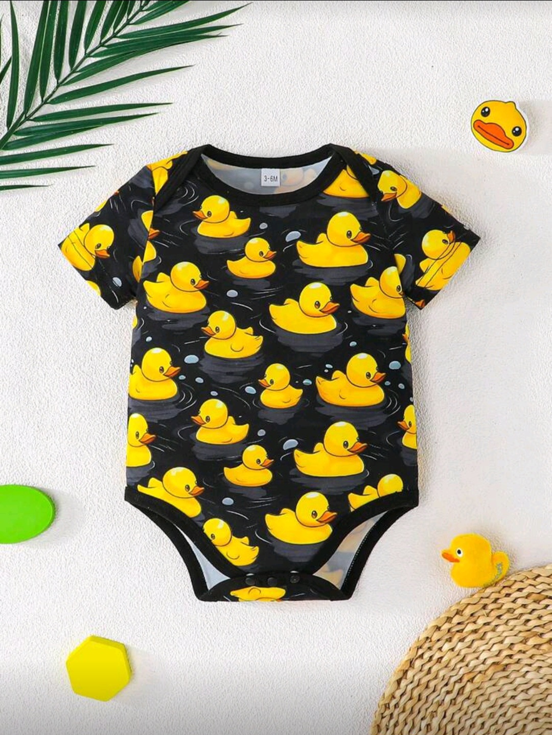 بودي أطفال بأكمام قصيرة بطبعات لطيفة - الصورة 9