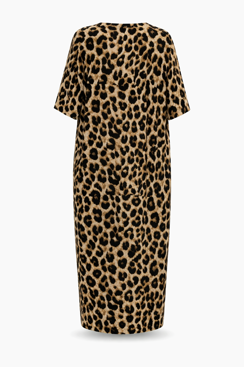 فستان نسائي طويل بطبعة جلد النمر – لون جلد النمر - الصورة 3