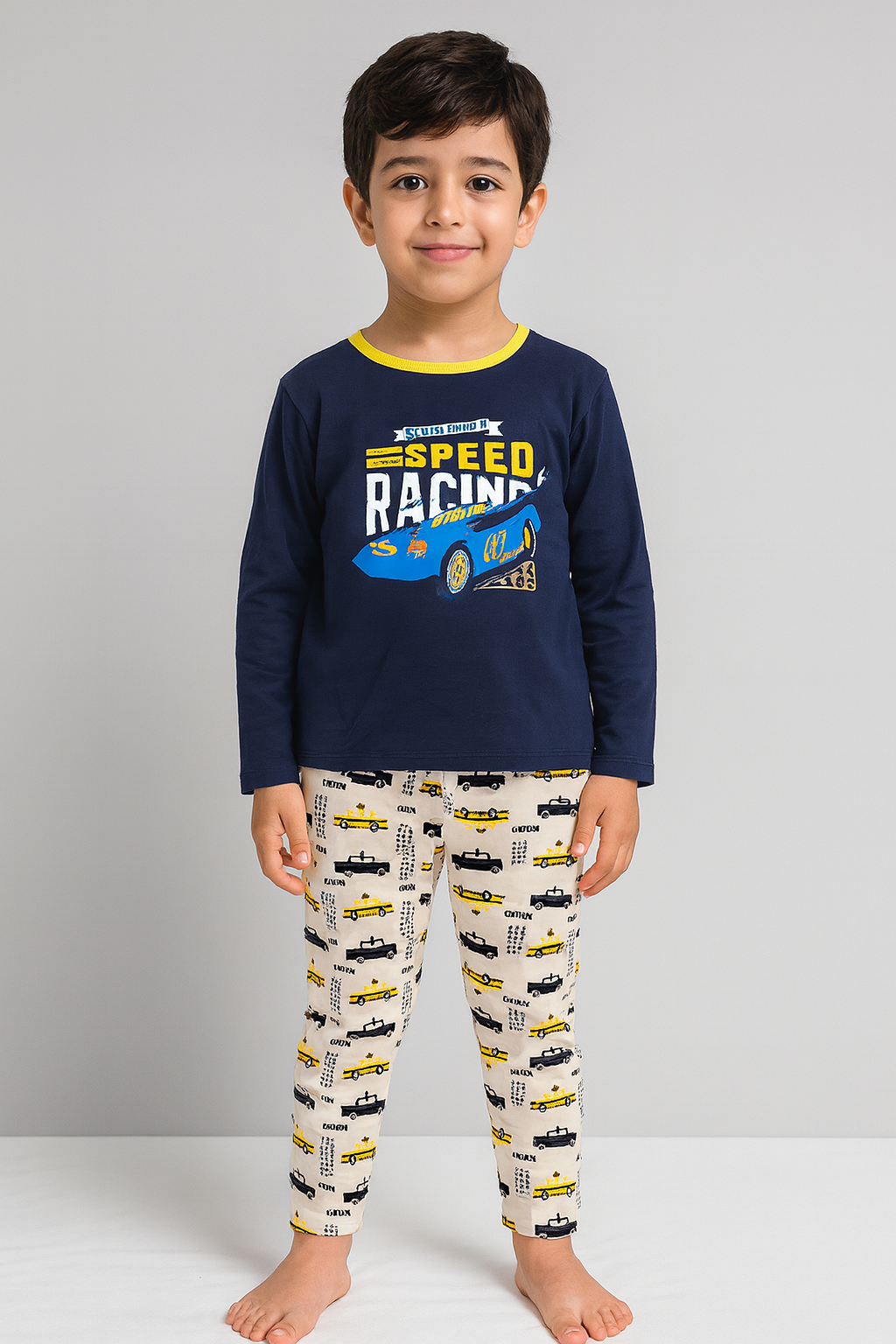 بيجامة أطفال مريحة قطعتين من 7 الي 8 سنة - الصورة 2