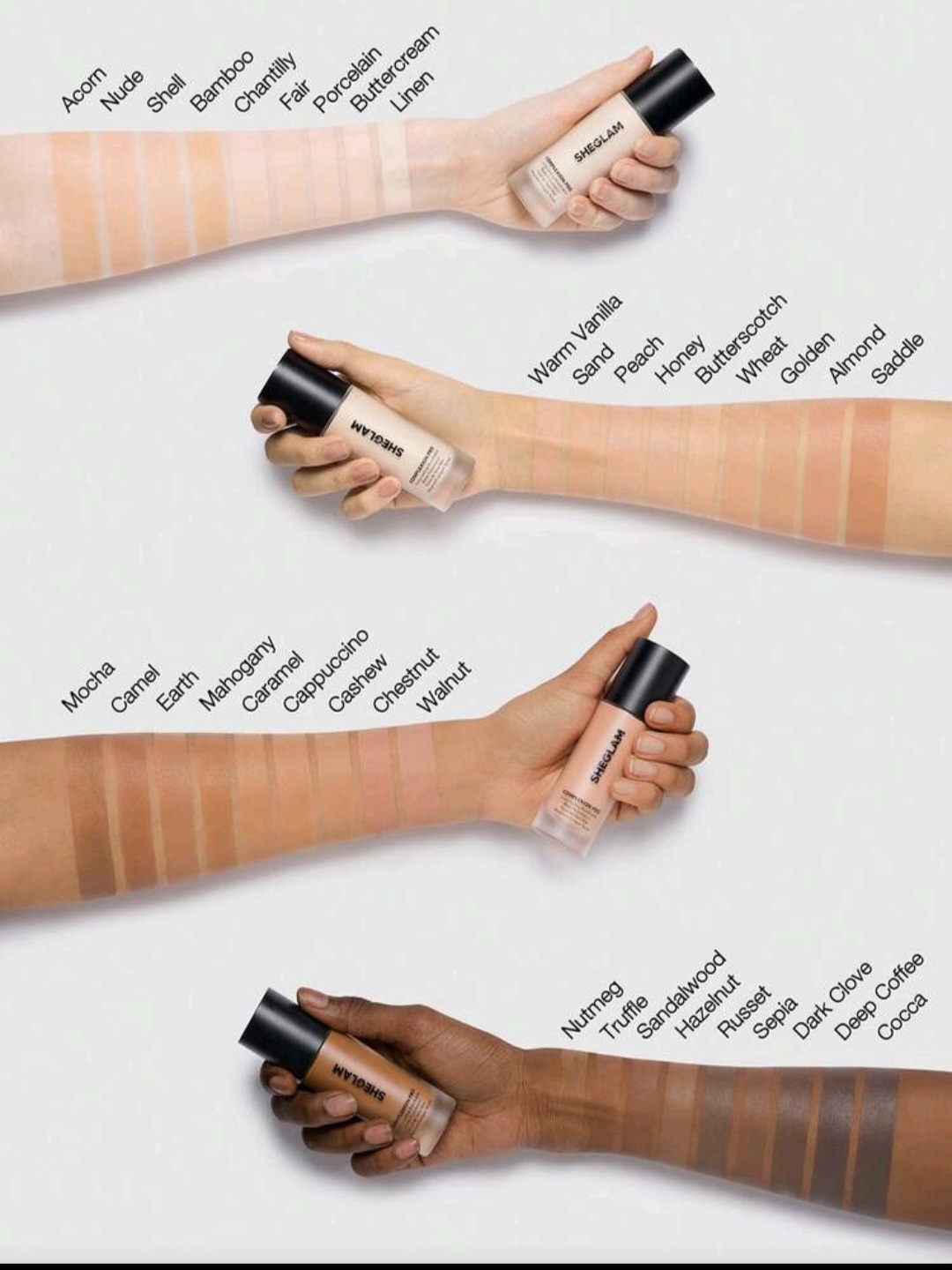 فاونديشن Sheglam Complexion Pro Long Lasting Breathable Matte Foundation - الصورة 6